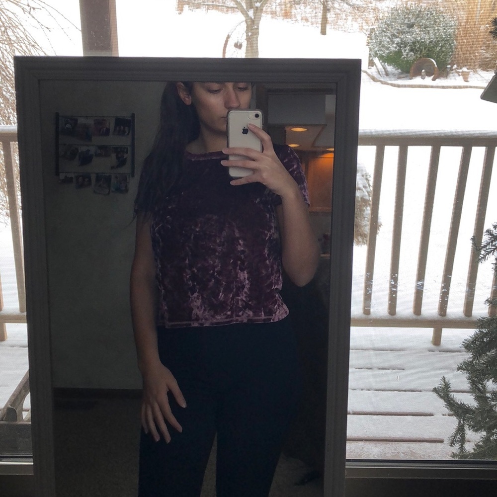 Hollister Crushed Velvet t-shirt